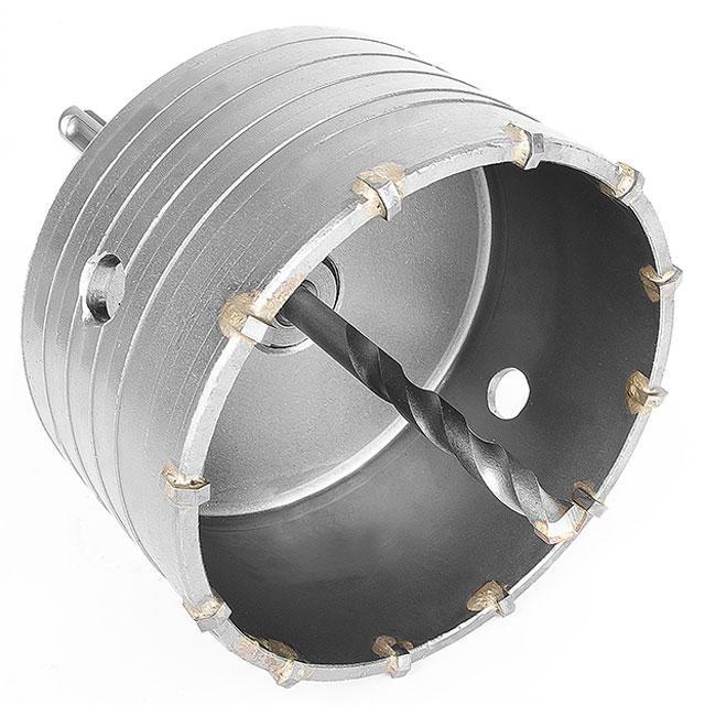 Коронки по бетону INTERTOOL Коронка по бетону 105мм + Перехідник SDS Plus 100 мм SD-7105