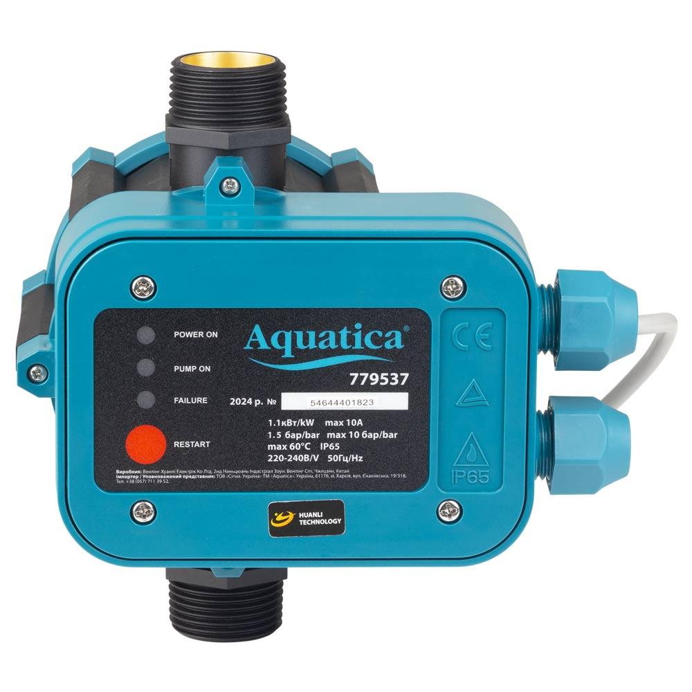 Автоматика  AQUATICA Контролер тиску електронний 1.1кВт Ø1 779537