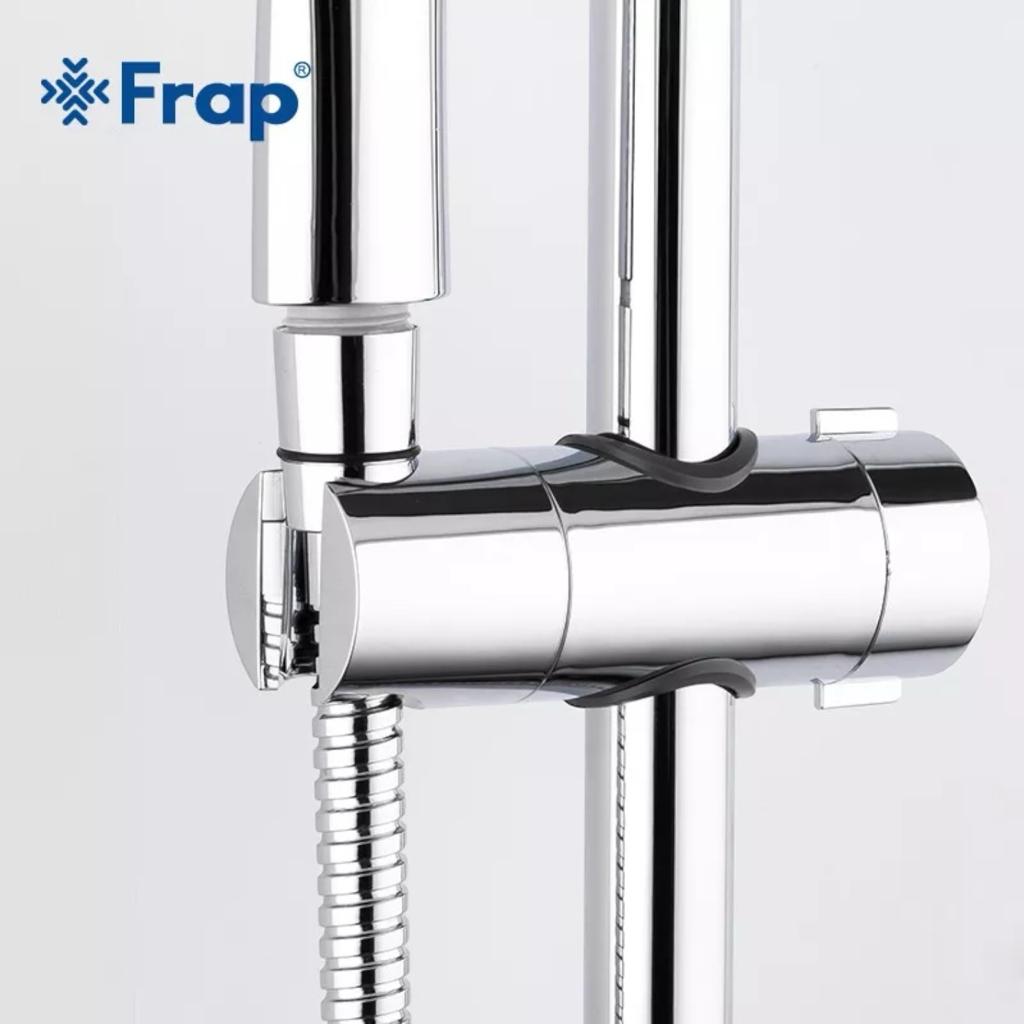 Запчастини до змішувачів Frap F30-3 Тримач для душової лійки на круглу душову колону або стійку