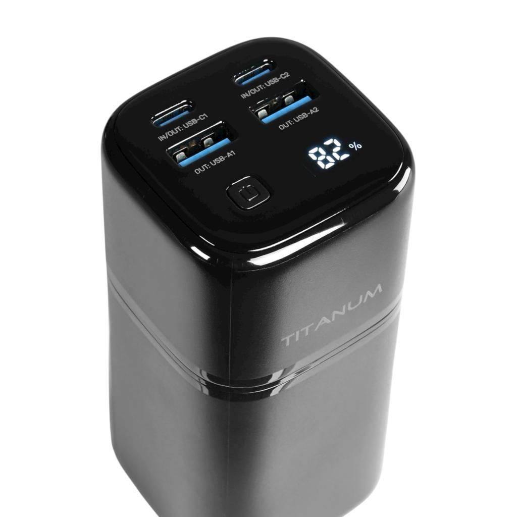 Повербанки (POWER BANK) TITANUM TPB-WP33-B Power bank 20000mAh PD70W 70W Black