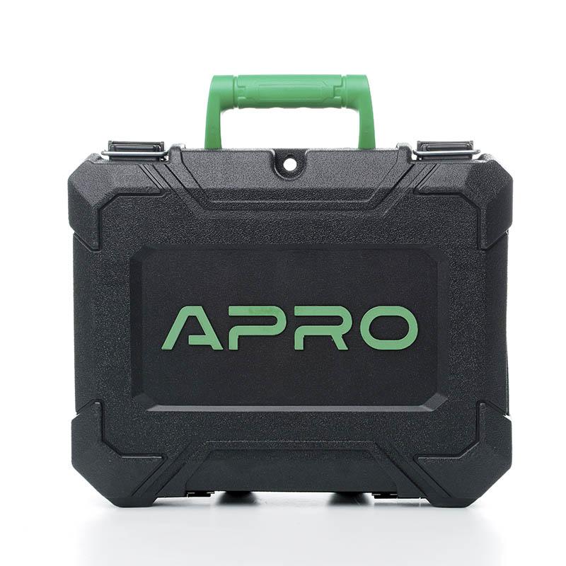 Шуруповерти акумуляторні APRO Дриль-шуруповерт аккум. безщіточний 20В, 2А, 20DB, 2 АКБ, ЗУ, кейс 895033