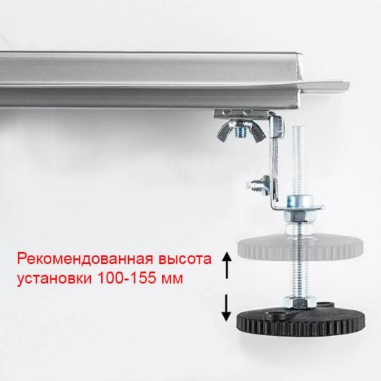 Душові трапи GAPPO G85007-4 Душовий трап із нержавіючої сталі 70*500мм