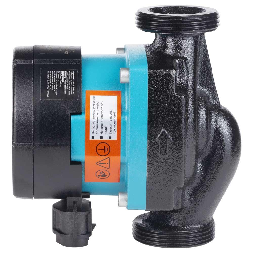 ЦИРКУЛЯЦІЙНІ НАСОСИ AQUATICA GPA25-4/130 III Насос циркуляційний енергозберігаючий 5-25Вт Hmax 4м Qmax 47л/хв Ø1½ 130мм + гайки Ø1 774042