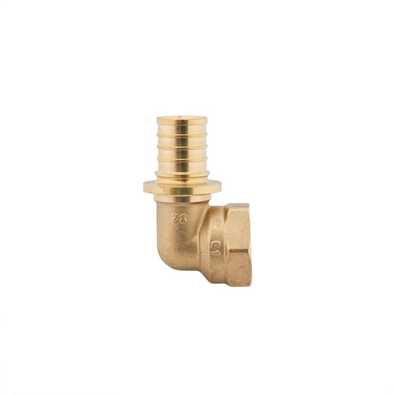 Push-фитинги для Pex труб Raftec Уголок натяжной с ВР Ø25x3/4 PKV2502