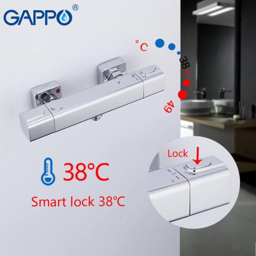 Смесители для душа GAPPO G2091 душ с термостатом лат. корп.