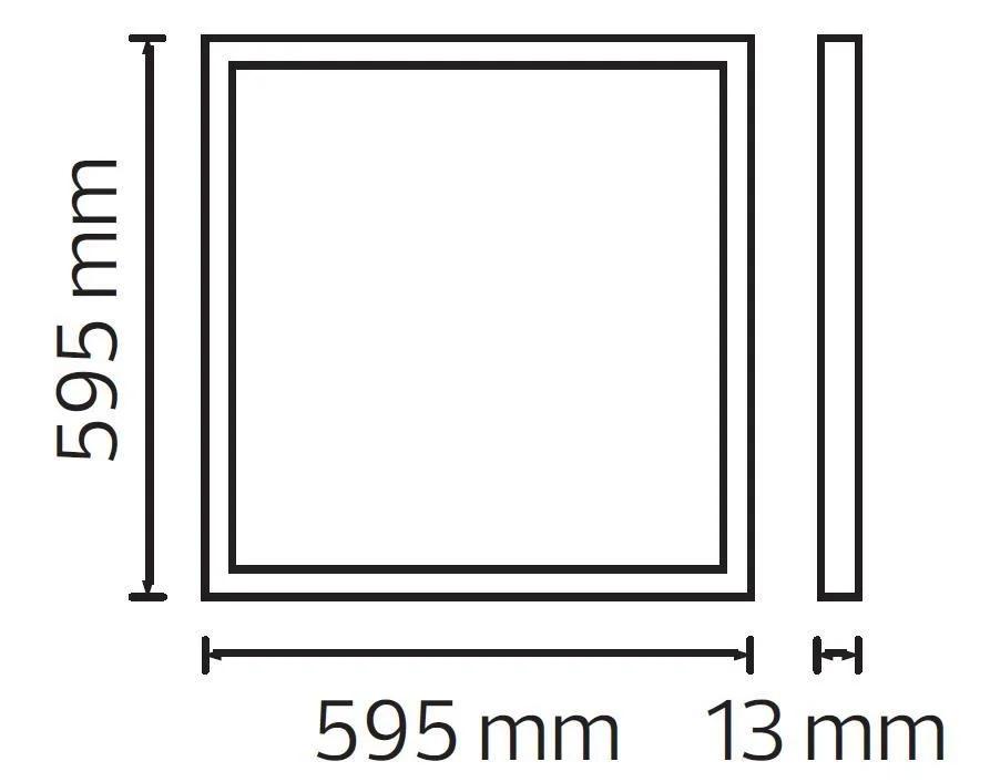 LED-Панели 600*600мм. HOROZ LED-Панель универс.48W 6400K Capella-48