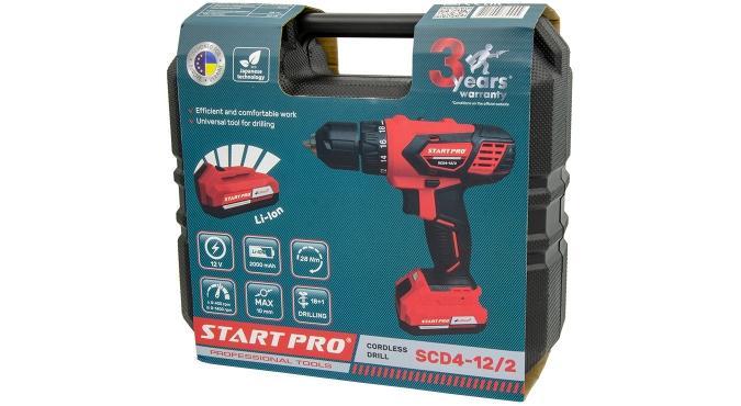 Шуруповёрты аккумуляторные START PRO Шуруповёрт аккум. 12V SCD4-12/2