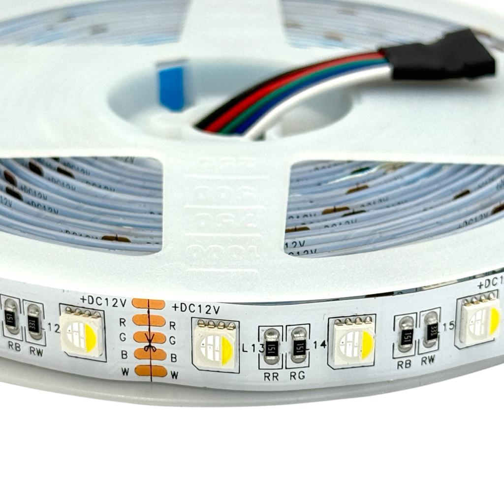 SMD 5050 (12V) MTK ELECTRO LED-лента SMD5050 12V 14.4W IP20 60LED (RGB+W) 1018230