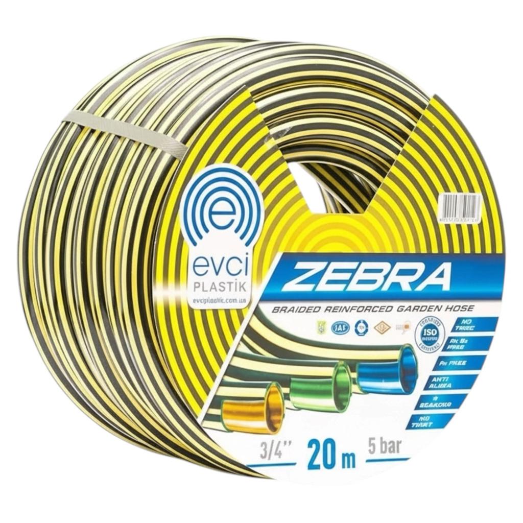 Поливочные шланги EVCI PLASTIK ZEBRA Шланг поливальний 3/4 20м.