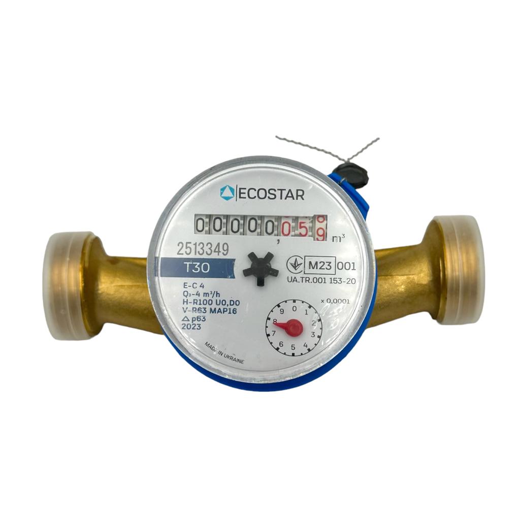 Счётчики воды ECOSTAR Счетчик холодной воды без монтажного комплекта DN20 3/4 L110 E-C 4.0