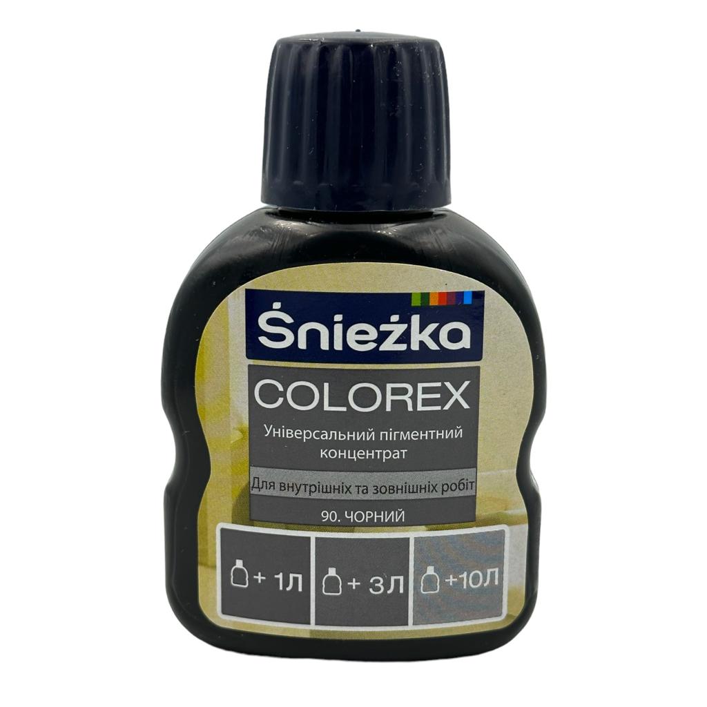 Пигменты для краски SNIEZKA COLOREX Универсальный пигментный концентрат 100 мл. №90 (чёрный)