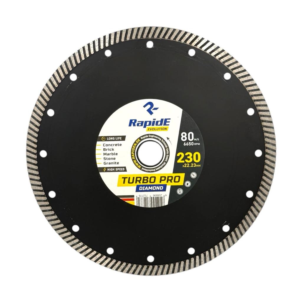 Диски алмазные RAPIDE TURBO PRO Диск алмазный 230*22,2мм. R1277 RAHФ-00000906