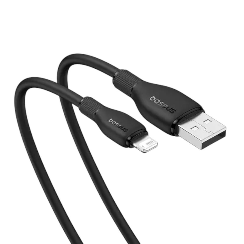 Кабели и адаптеры Baseus Кабель Pudding Series Fast Charging Data Cable USB to iP 2.4A 2.0m. Black P10355700111-01
