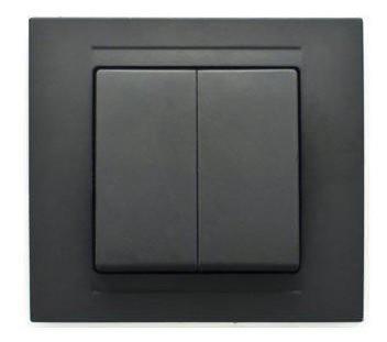 MODERNA GUNSAN MODERNA Вимикач внутр. 2-й (чорний) 01293400100103