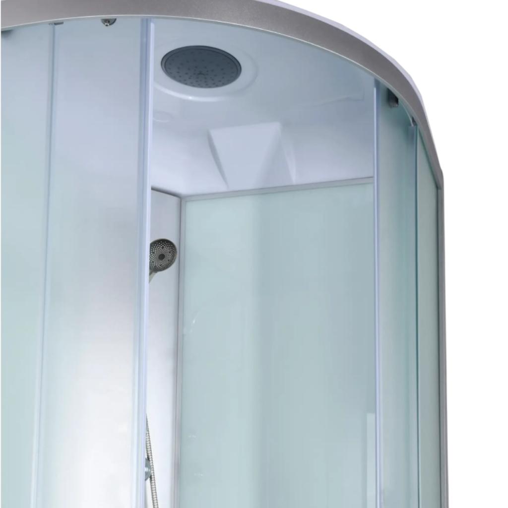 Душові бокси MIXXUS STRONG SBH01-90x90x215-FB SATIN Душовий бокс з гідромасажем 90*90мм. (високий піддон) (MI6888)