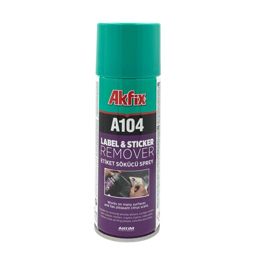 Автохимия AKFIX A104 Спрей для удаления наклеек и этикеток 200мл.