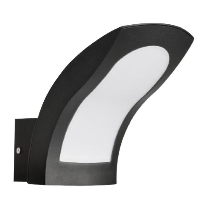 Фасадные светильники HOROZ Фасадный LED-светильник 15W 4200K 555Lm 85-265V IP65 (чёрный) SUPERB