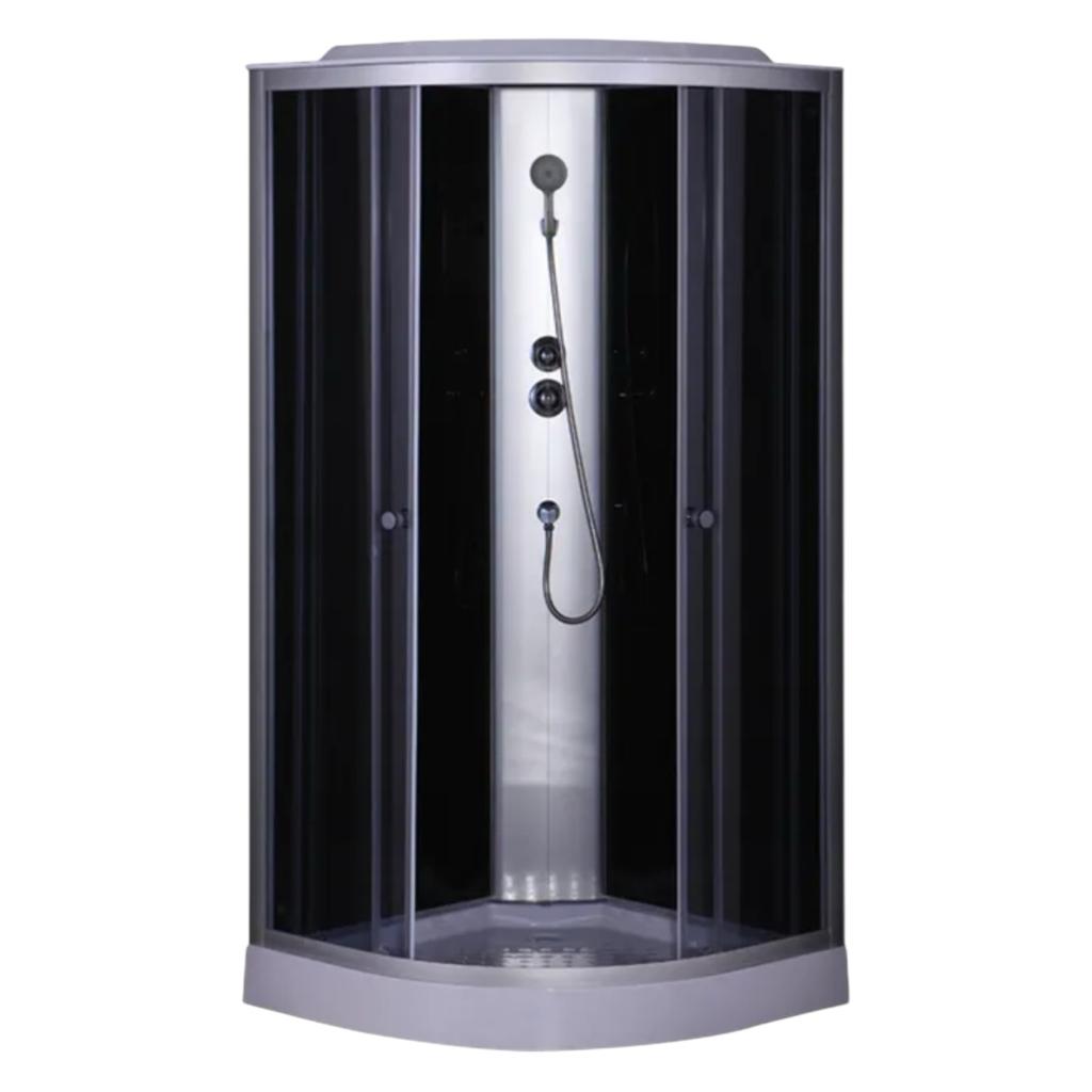 Душові бокси MIXXUS STRONG SB02-90x90x215-GR SATIN Душовий бокс 90*90мм. (низький піддон) (MI6887)