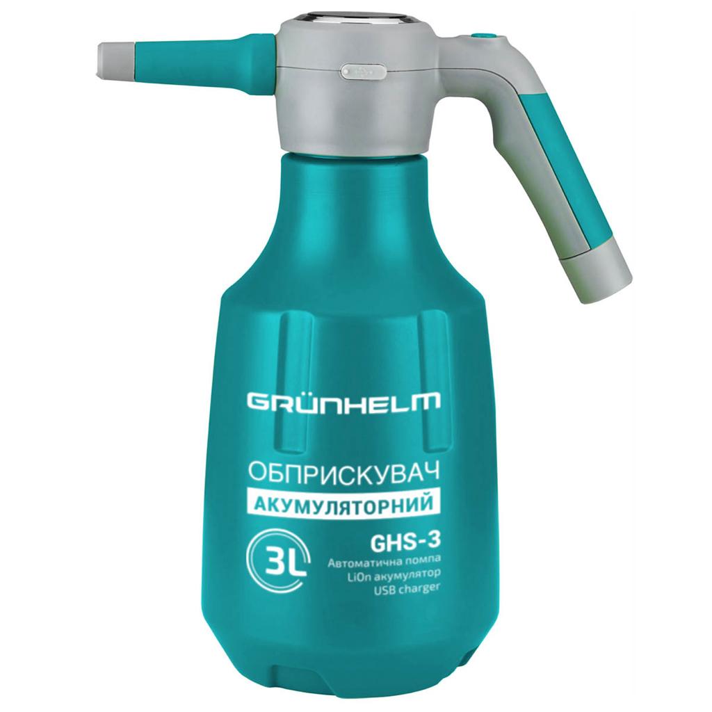 Опрыскиватели аккумуляторные GRUNHELM Опрыскиватель аккумуляторный 3л. GHS-3