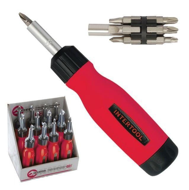 Отвёртки INTERTOOL Отвёртка реверсионная VT-1003