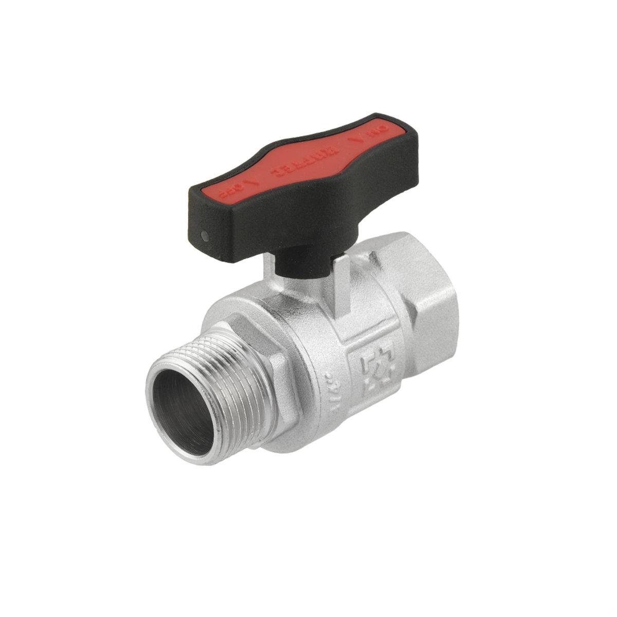Крани серії Gold Raftec GOLD Кран кульовий DN20 PN50 (3/4) В/З чорний метелик GRDV02