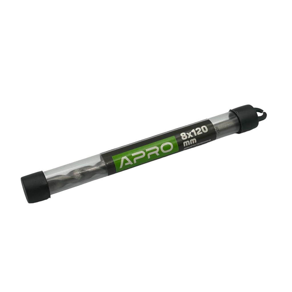 Свёрла по бетону APRO Сверло по бетону Ø8x120мм 821008