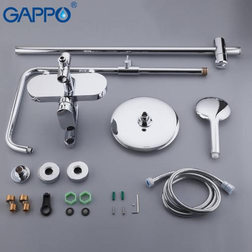Душевые системы GAPPO G2419 (FURAI) душ. система лат. корпус 3х функ. Ø35