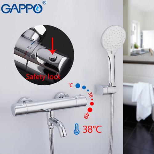 Змішувачі для ванної GAPPO G3290 Змішувач для ванни з термостатом