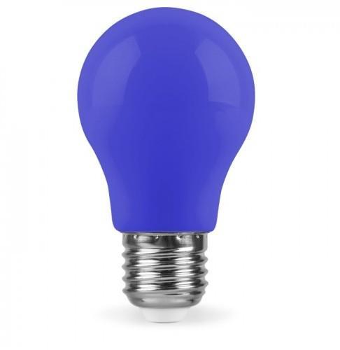 LED-Лампи Feron LED-Лампа куля 3w E27 (синя) LB-375