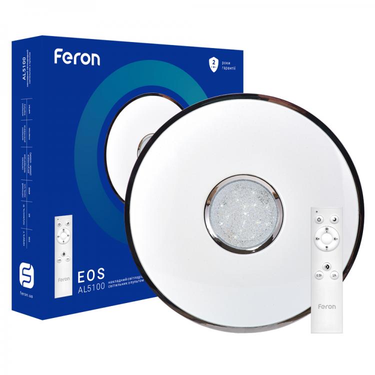 Smart-светильники Feron SMART-Светильник 36W 2700-6400K RGB AL-5100