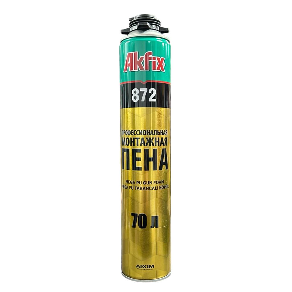 Пена монтажная AKFIX 872 Пена монтажная профессиональная 70л. 850мл./1020г.