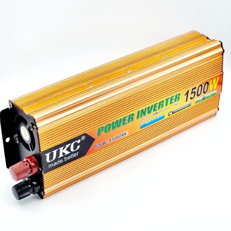 Перетворювачі напруги UKC Інвертор-перетворювач напруги AC/DC SSK1500W 24/220V