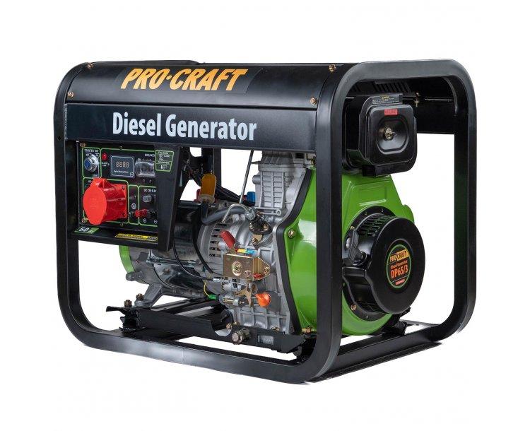 Генератори дизельні PROCRAFT Генератор дизельний (ТРИФАЗНИЙ) DP65/3 UNIVERSAL