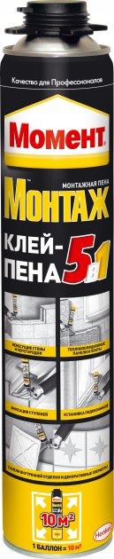 Пена монтажная Момент Клей-пена 5в1 PRO750 (под пистолет) 2568327