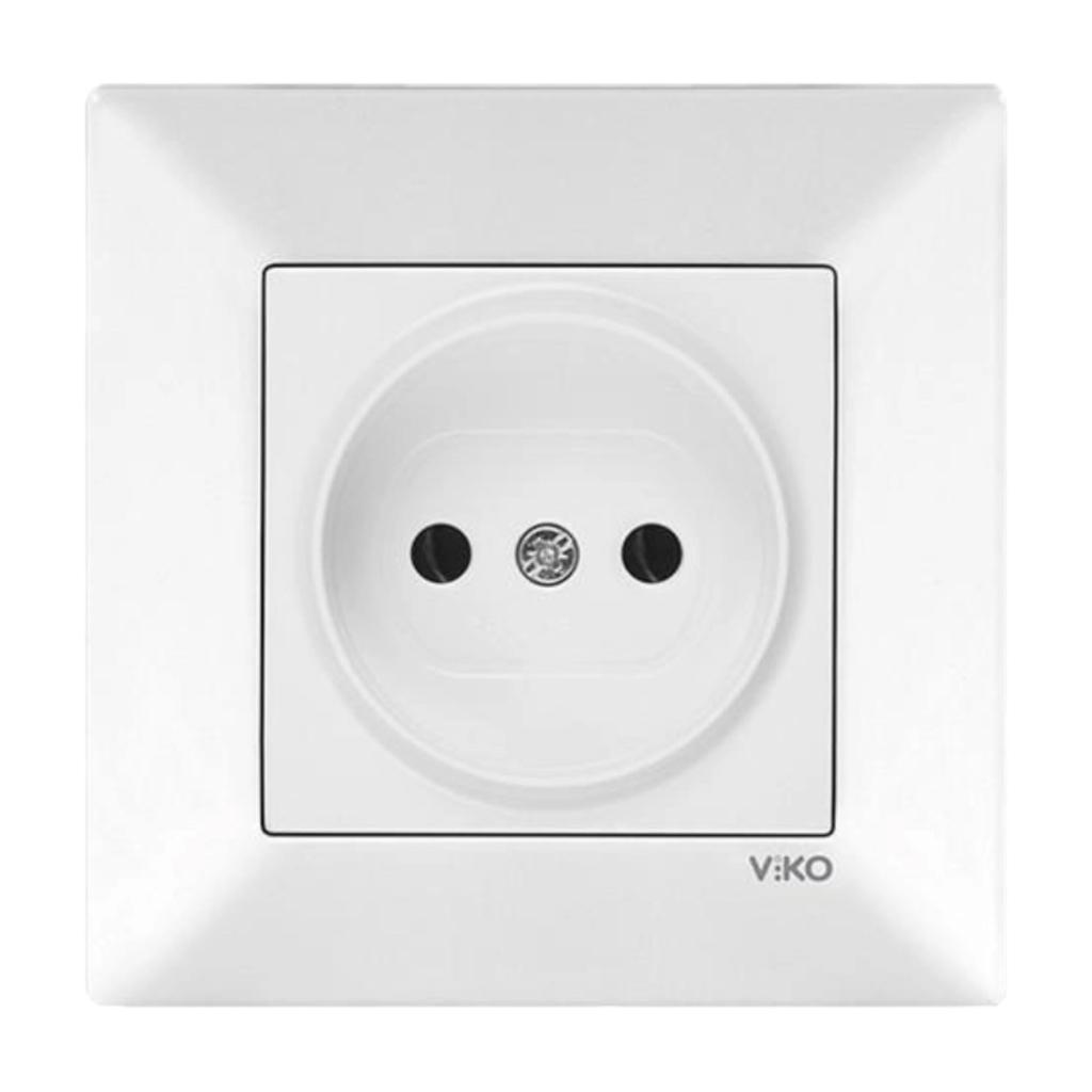 MERIDIAN (белая) VIKO MERIDIAN Розетка внутренняя 1-я б/з (белая) 90970007-WH