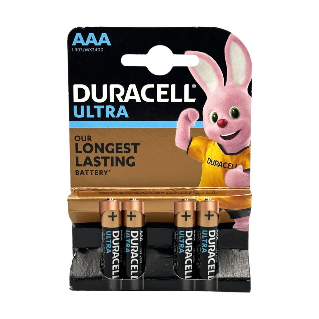 Батарейки DURACELL ULTRA POWER AAA/LR3 1,5V ALKALINE (уп./4шт.)