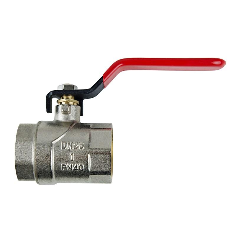 Крани серії Red Raftec RED Кран кульовий DN40 (1 1/2) В/В червона ручка CBH-05