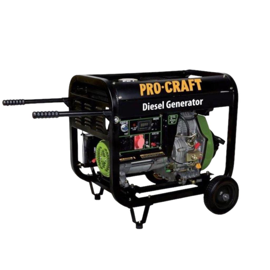 Генератори дизельні PROCRAFT Генератор дизельний (ТРИФАЗНИЙ) DP80/3 UNIVERSAL