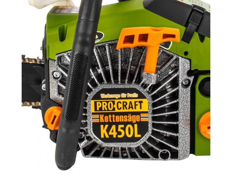 Пилы цепные бензиновые PROCRAFT Бензопила цепная K450L