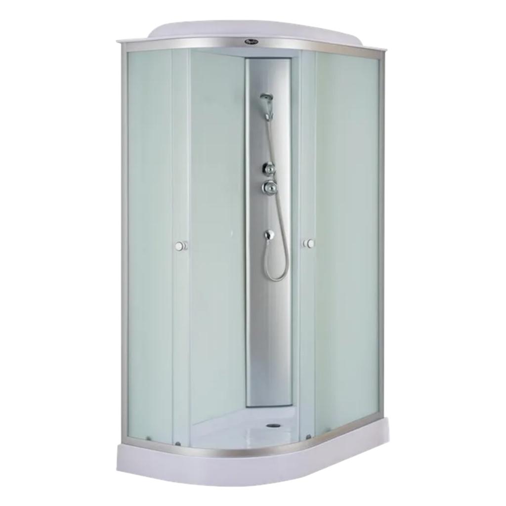 Душові бокси MIXXUS WAVE SB02-120x80x215-R-FB SATIN Душовий бокс 90*90мм. (низький піддон) (MI6893)