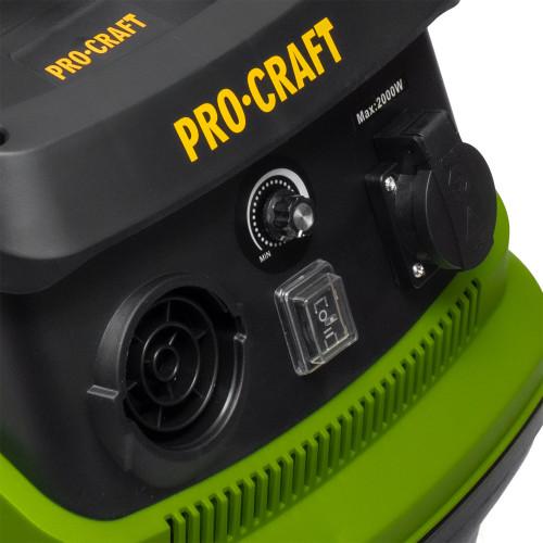 Пилососи промислові (електричні) PROCRAFT Пилосос промисловий 1600W VP2000