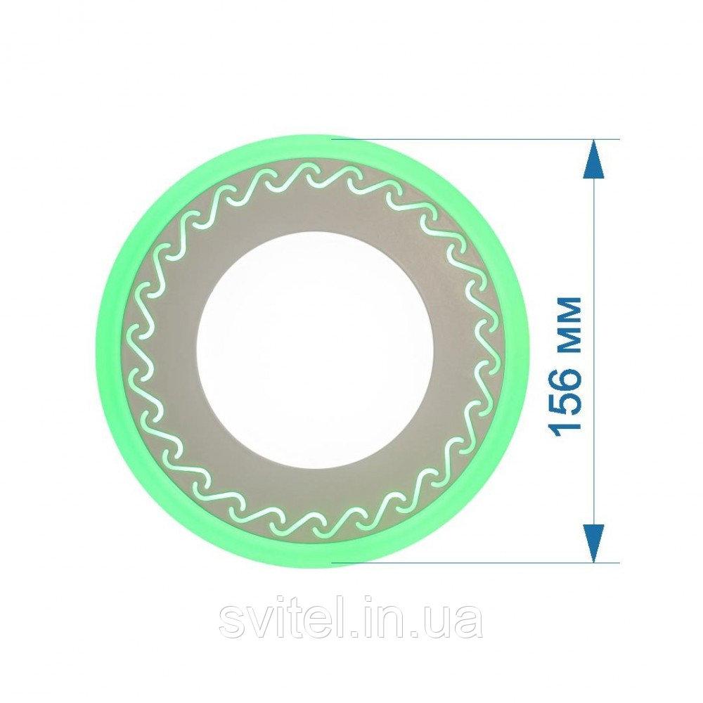 LED-Світильники (вбудовані) RightHausen LED-Светильник LACE 5w (зелён.) HN-2325030