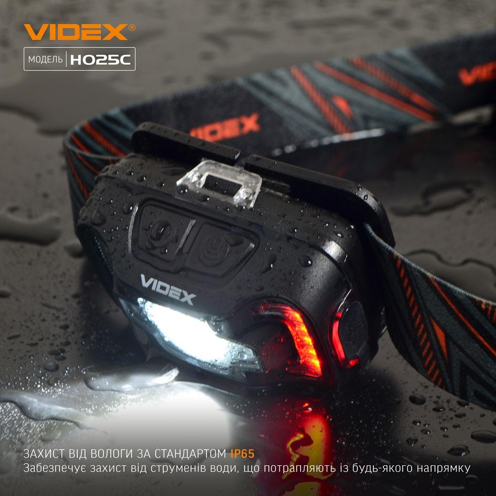 Ліхтарі налобні VIDEX Ліхтар налобний 310Lm 5000K VLF-H025C