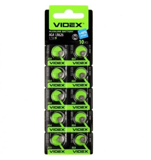 Батарейки VIDEX 1,5V AG4/LR626