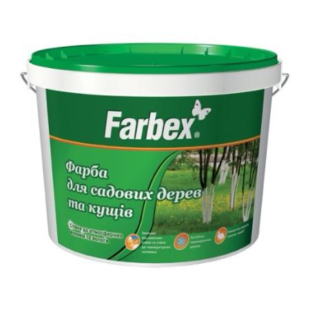 Фарба водоемульсійна акрилова Farbex Фарба для садових дерев та кущів 1,4кг. (БІЛА МАТОВА)