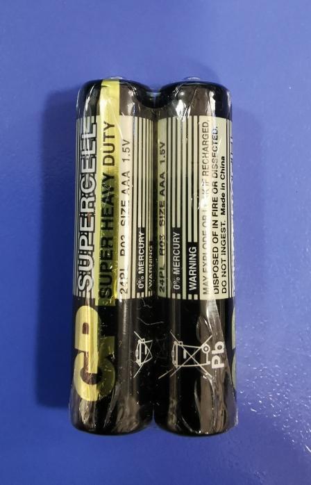 Батарейки GP Supercell AAA/R3 1,5V