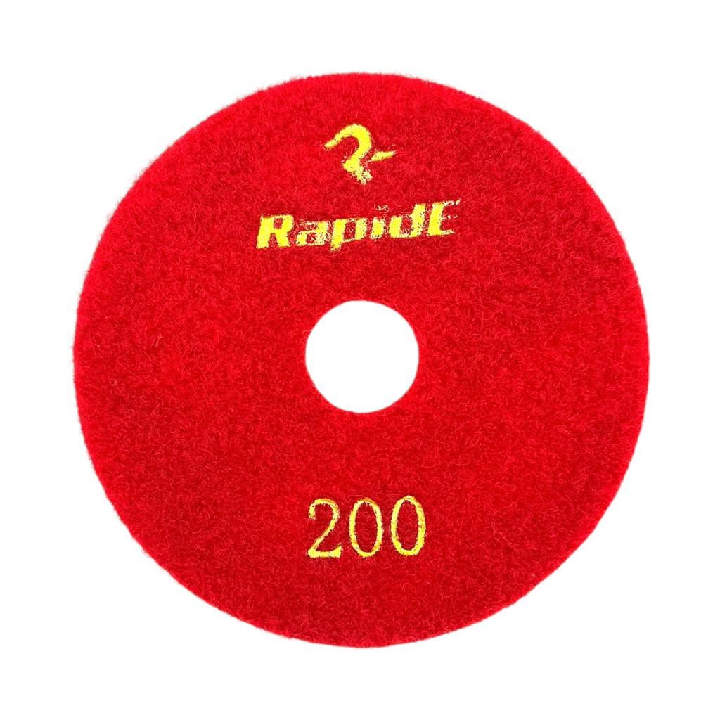 Круги шліфувальні для плитки RAPIDE Red Point Круг шліфувальний для плитки гальванічний (черепашка) Ø100мм. P200