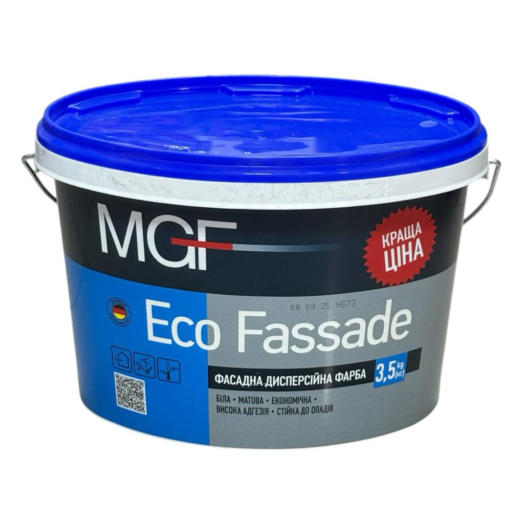 Краска водоэмульсионная акриловая  MGF Eco Fassade Краска фасадная 3,5 кг.