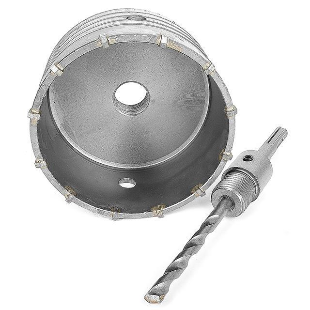 Коронки по бетону INTERTOOL Коронка по бетону 105мм + Переходник SDS Plus 100 мм SD-7105