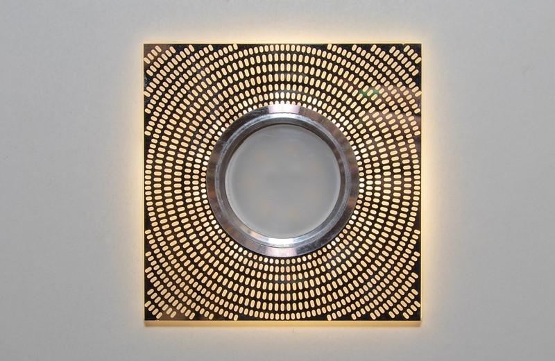 Точкові світильники Точковий світильник з Led-підсвічуванням MR16 8199S+Led 6400
